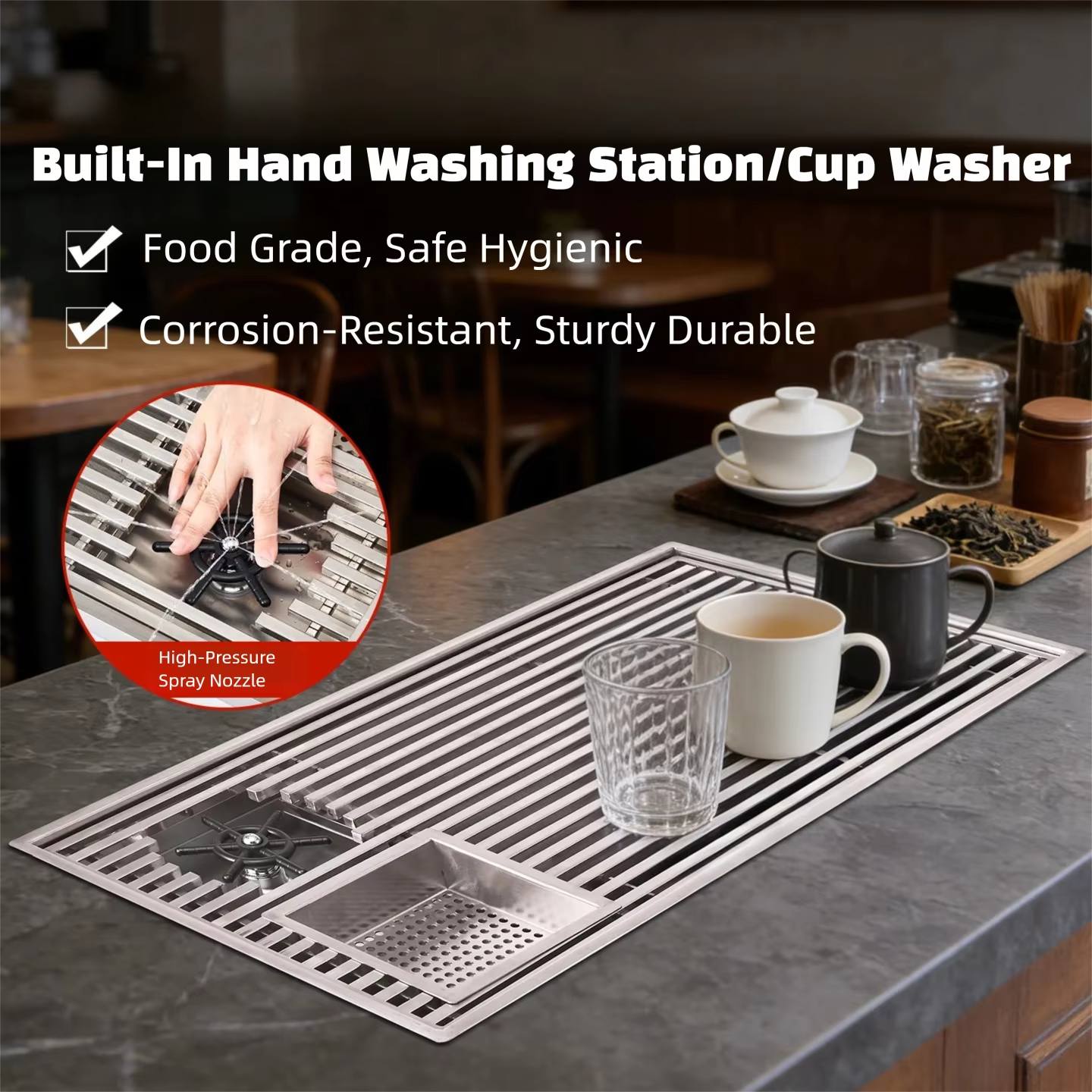 Coffee Tea Station - Современный встроенный поднос для чая с