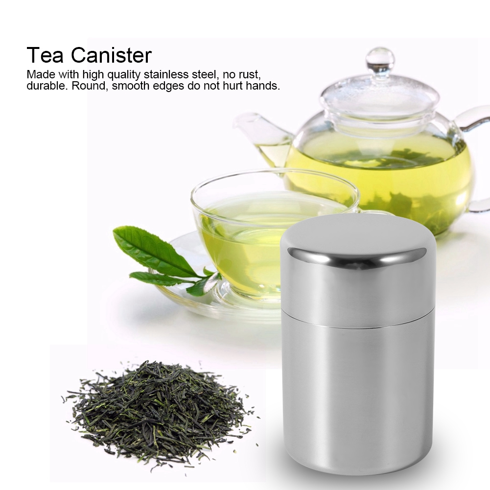 Coffee Tea Sugar Canisters - Чайная банка из нержавеющей стали, контейнер