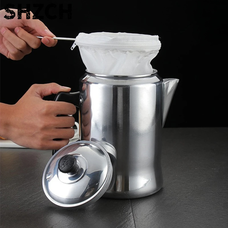 Coffee Tea Hong Kong - Кофеварка в гонконгском стиле, из алюминиевого