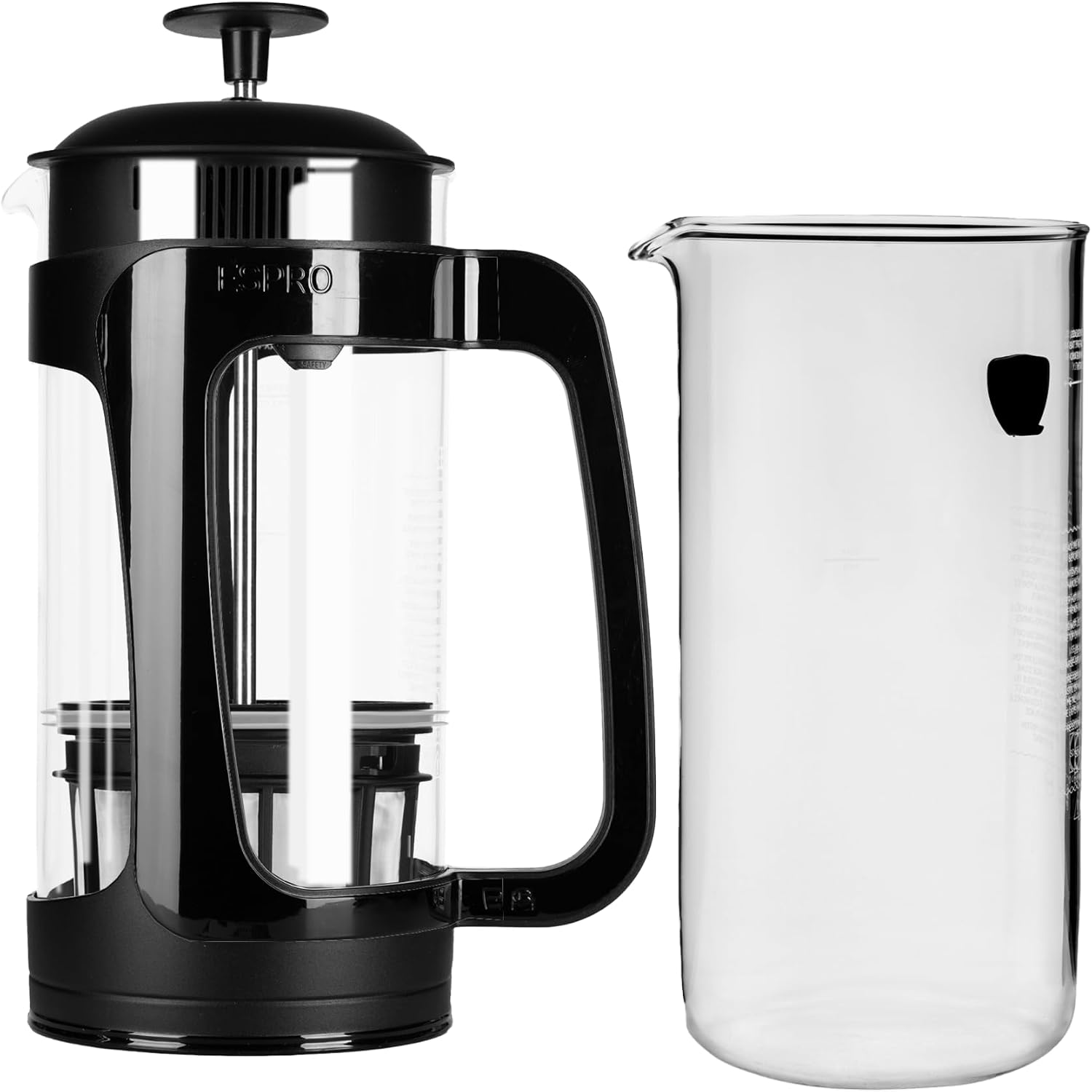 French Press Glass - Кофеварка френч-пресс ESPRO P3, 32 унции,