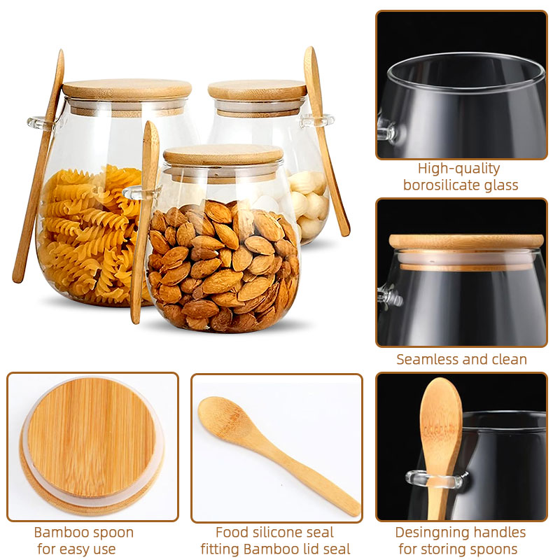 Герметичная стеклянная банка 3 – обзор и цена Coffee Tea Sugar Canisters