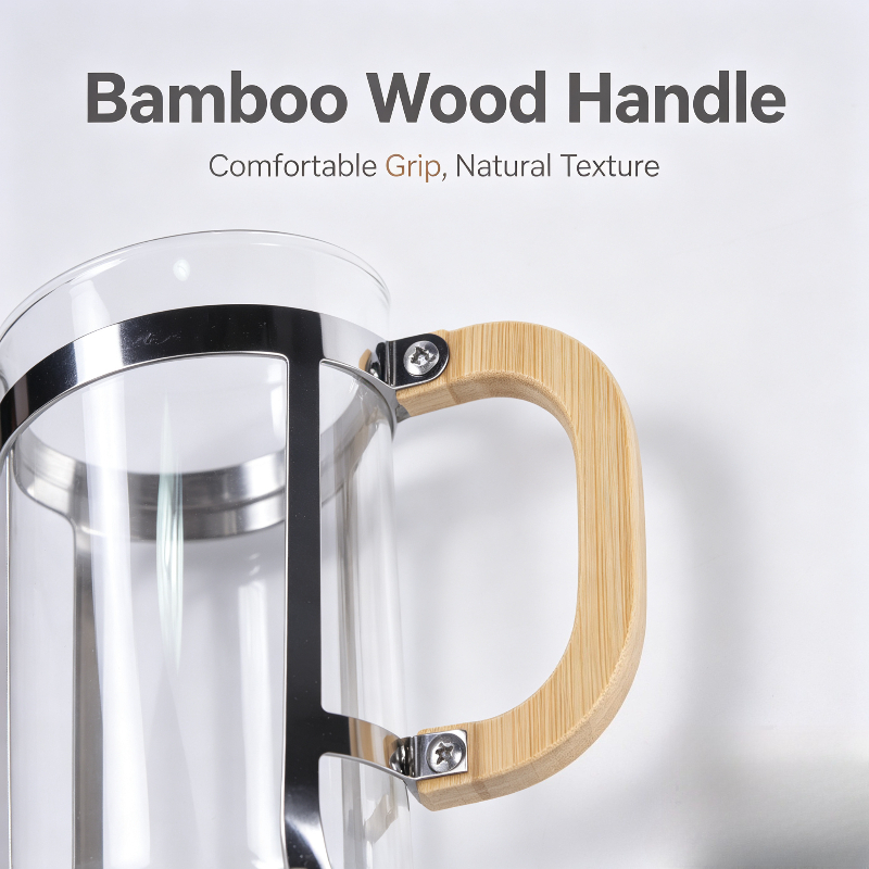 Портативный стеклянный кофейни – обзор и цена French Press Glass