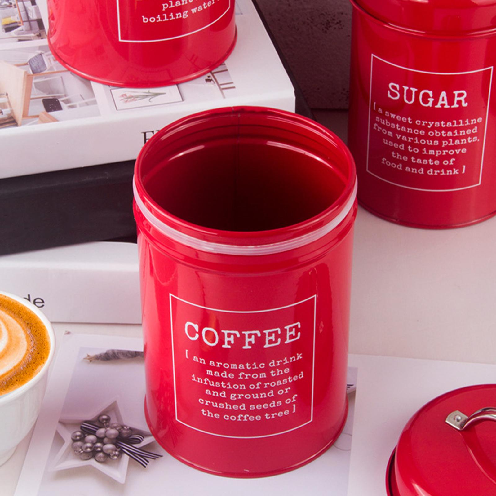 Набор из 3 герметичных кухонны – обзор и цена Coffee Tea Sugar Canisters