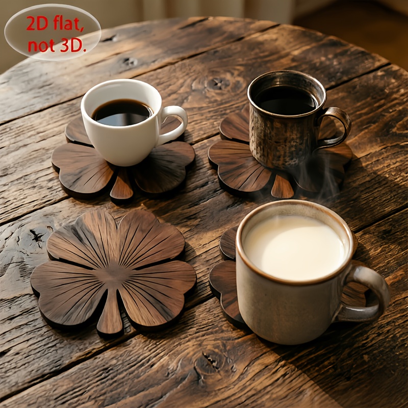 Набор из 4-х плоских деревянны – обзор и цена Coffee Tea Games