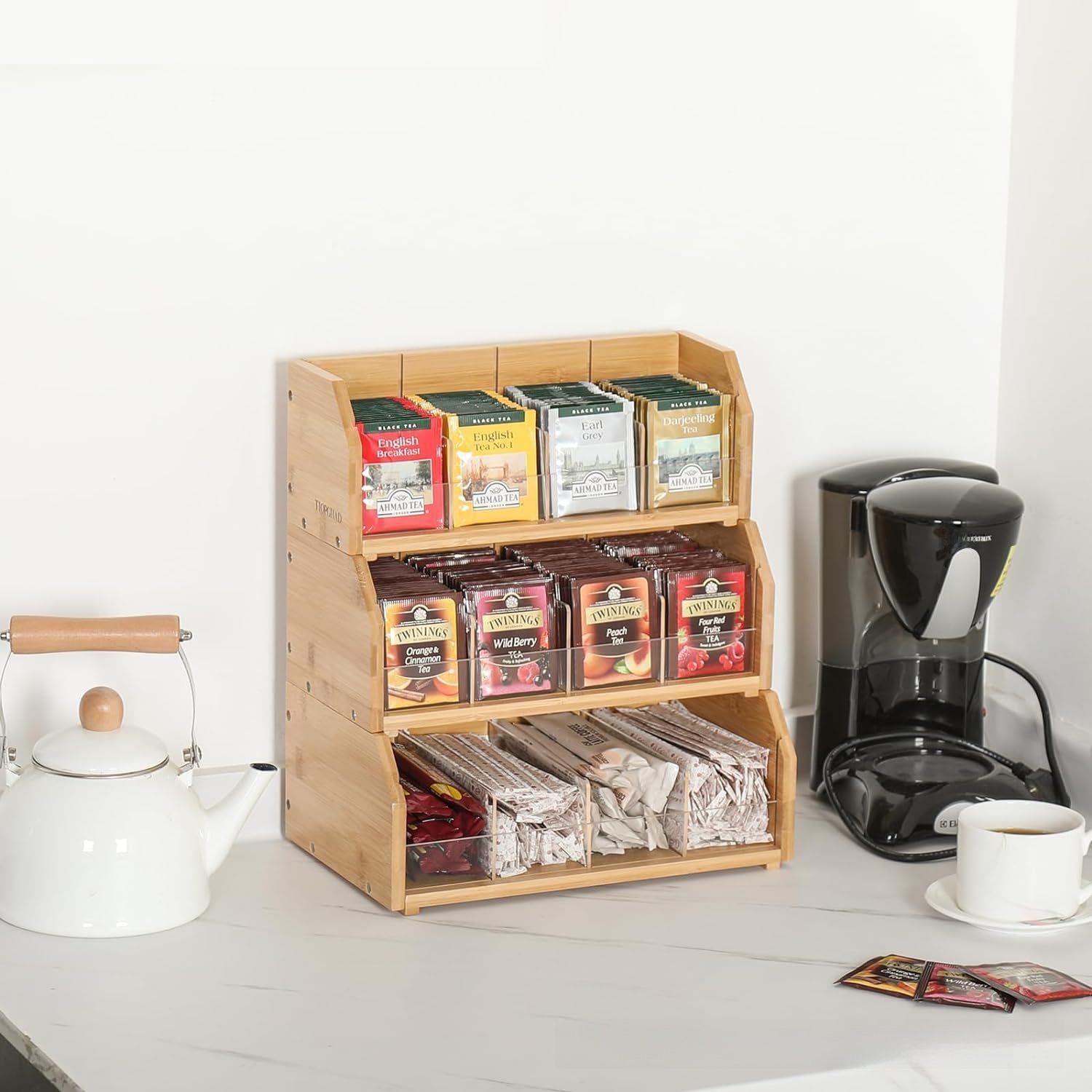 Бамбуковая коробка для хранени – обзор и цена Coffee Tea Station