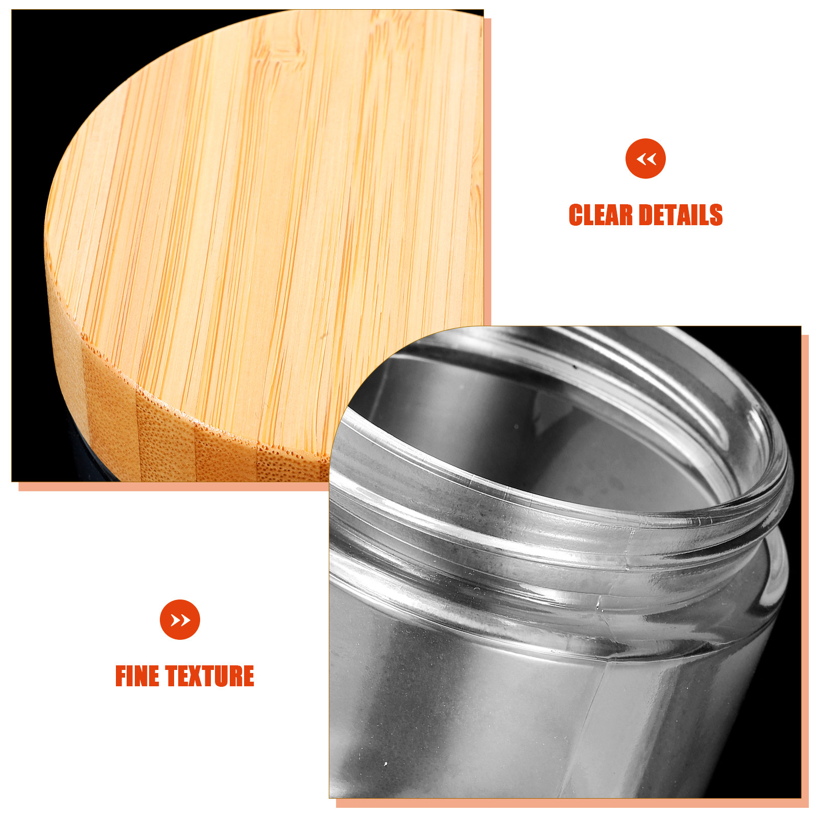 4 шт. прочных стеклянных конте – обзор и цена Coffee Tea Sugar Canisters