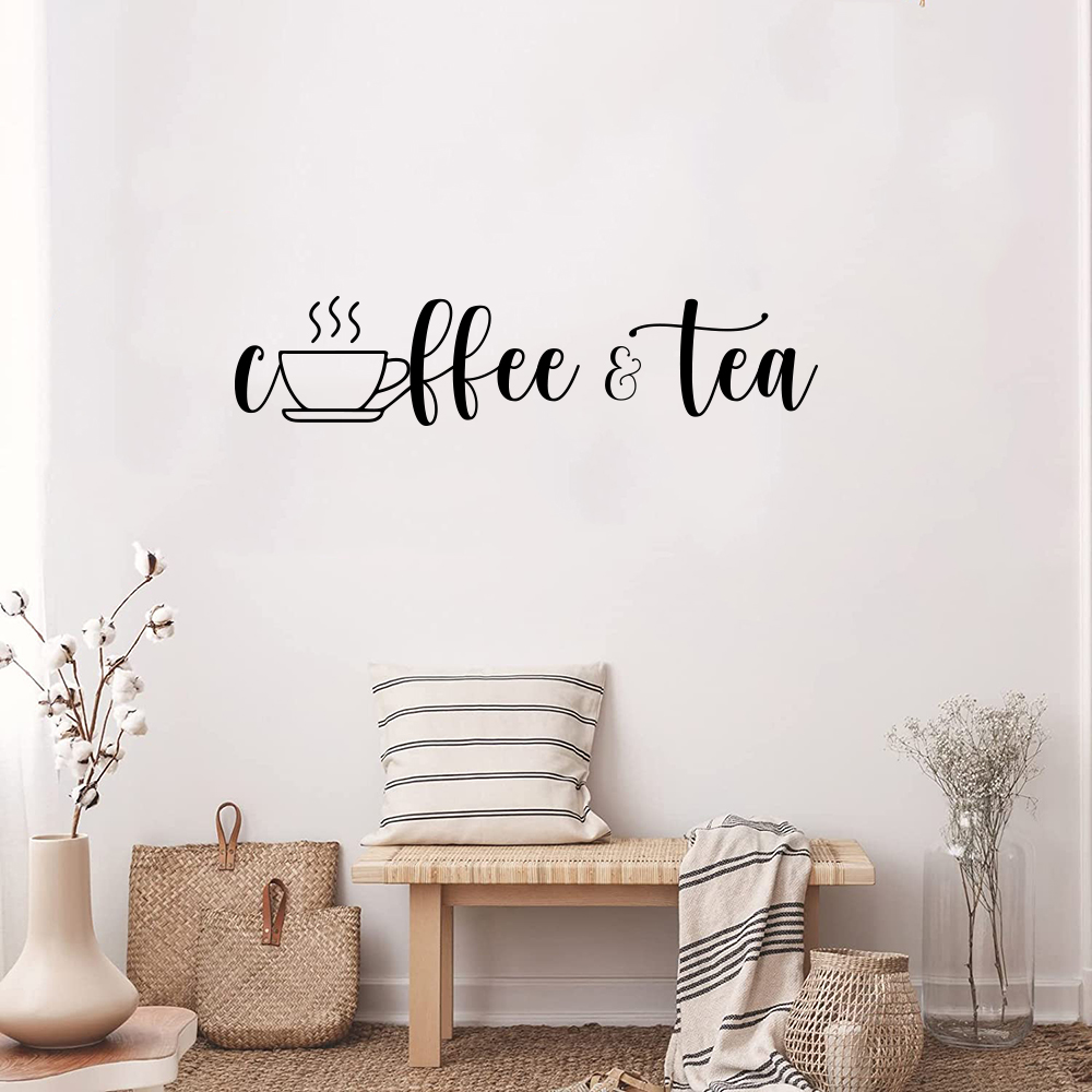 Наклейка на стену для кофе и ч – обзор и цена Switching Coffee To Tea