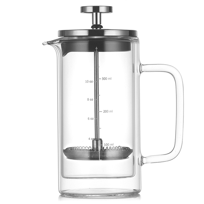 Двухслойный Пресс из боросилик – обзор и цена French Press Glass