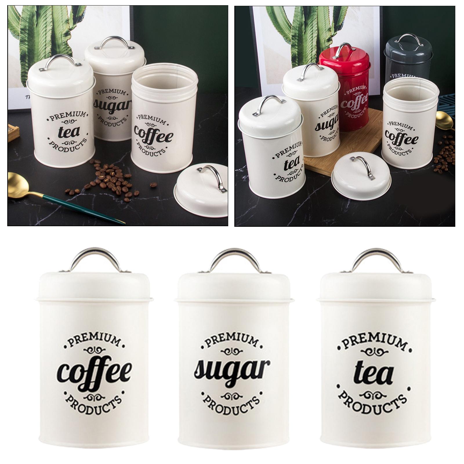 Набор металлических кухонных б – обзор и цена Coffee Tea Sugar Canisters