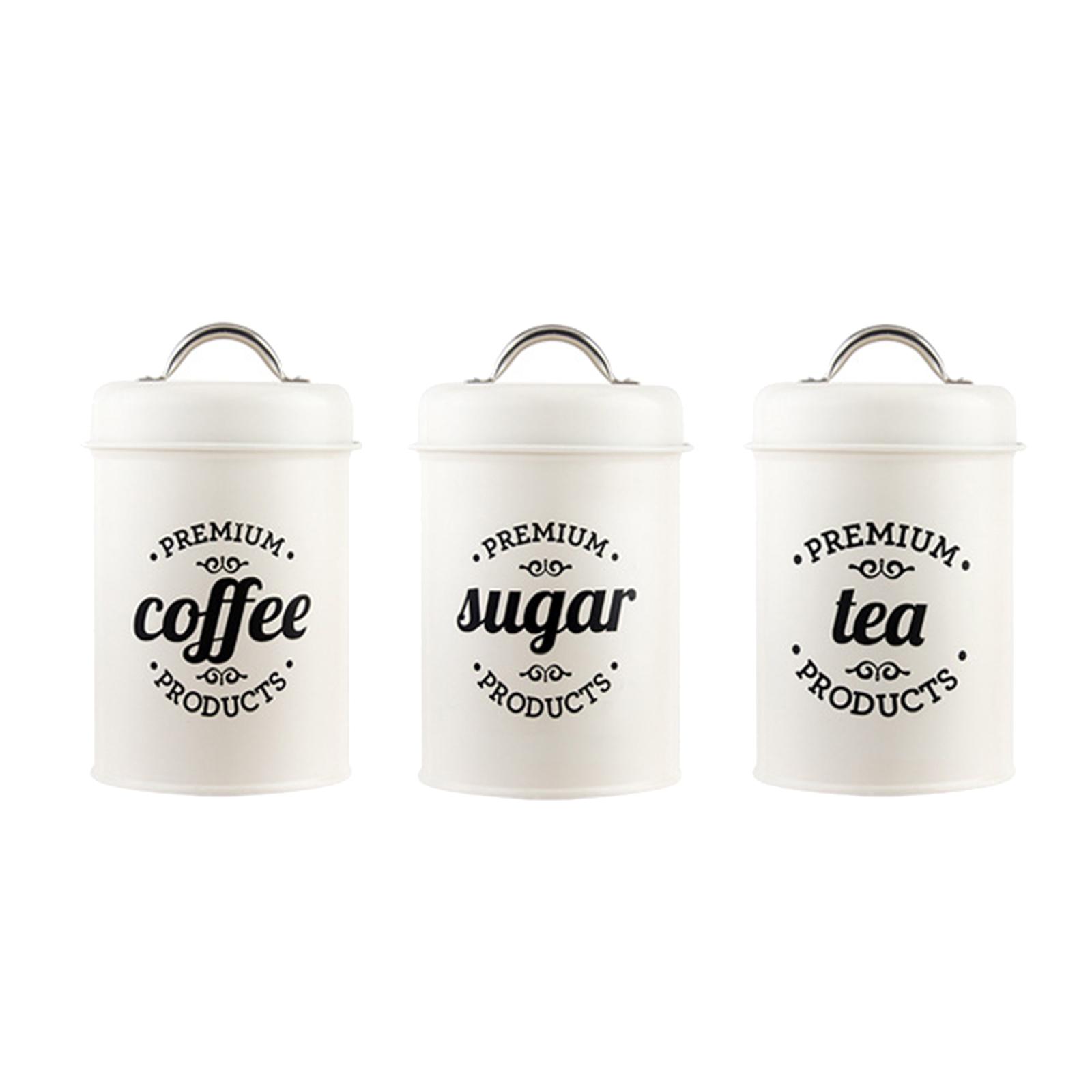 Набор металлических кухонных б – обзор и цена Coffee Tea Sugar Canisters