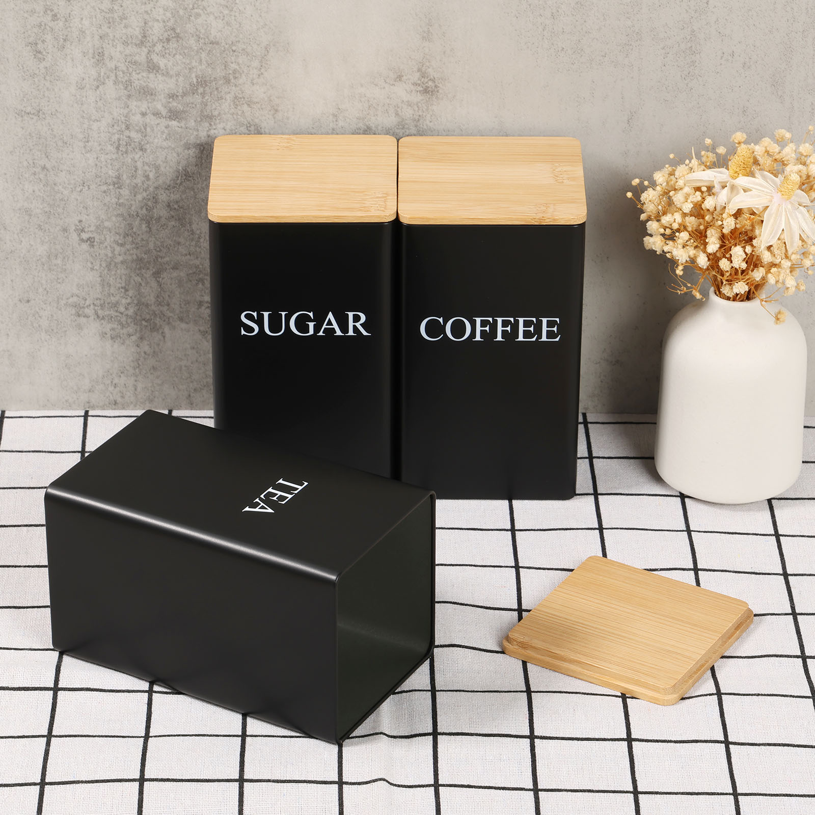 Баночка для хранения кофейных  – обзор и цена Coffee Tea Sugar Canisters