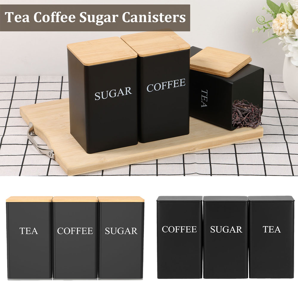 Баночка для хранения кофейных  – обзор и цена Coffee Tea Sugar Canisters